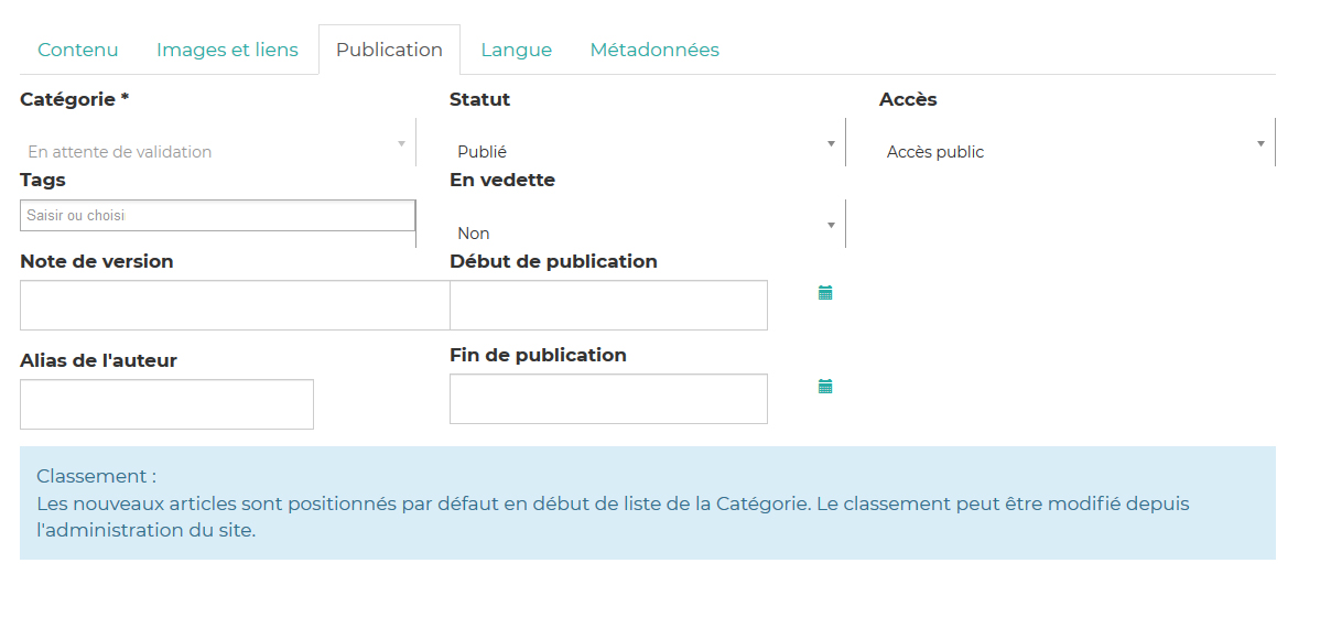 publication