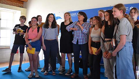 3 autrices avec eleves